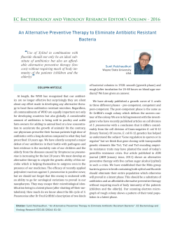 An Alternative Preventive Therapy to Eliminate