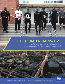the counter narrative - Division of Diversity and Community
