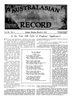 Australasian Record for 1925 - Vol. 29