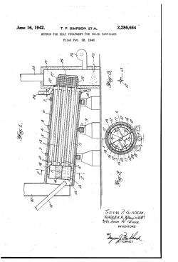 Method for heat treatment for solid particles