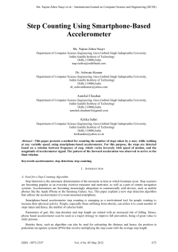 Step Counting Using Smartphone-Based Accelerometer