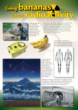 Going bananas about radioactivity