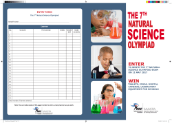 THE 7TH NATURAL OLYMPIAD