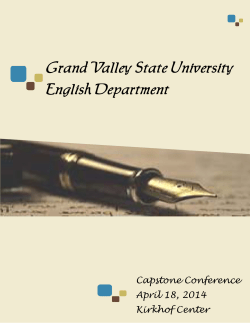 Grand Valley State University English Department