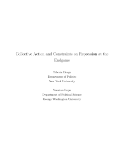 Collective Action and Constraints on Repression at