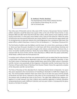 St. Anthony`s Parish, Ranshaw. The Development