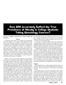 Does BMI Accurately Reflect the True Prevalence of Obesity in