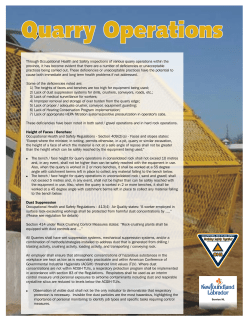 Quarry Hazard Alert
