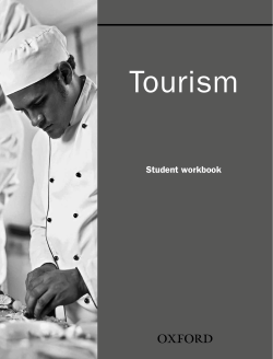 Tourism - Oxford University Press