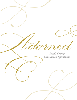 Small Group Discussion Questions