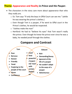 prince and pauper theme