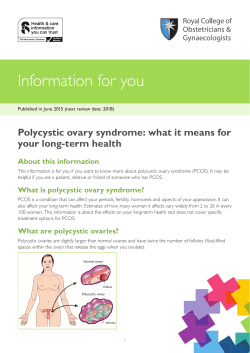 Polycystic ovary syndrome (PCOS)