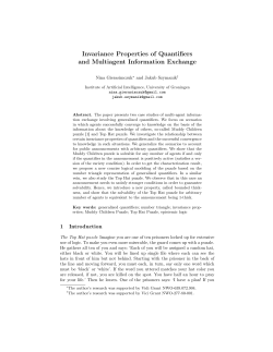 Invariance Properties of Quantifiers and