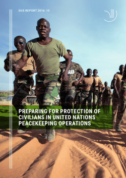 preparing for protection of civilians in united nations peacekeeping