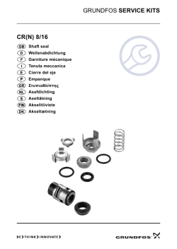 GRUNDFOS SERVICE KITS CR(N) 8/16