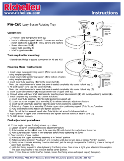 Pie-Cut Lazy-Susan Rotating Tray