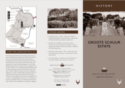 groote schuur estate