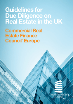 Guidelines for Due Diligence on Real Estate in the UK