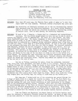 UNIVIi::RSITY OF CALIFORNIA: PUBLIC INFORHATltJN