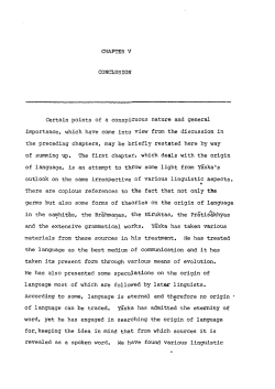 CHAPTER V CONCLUSION Certain points of a conspicuous nature