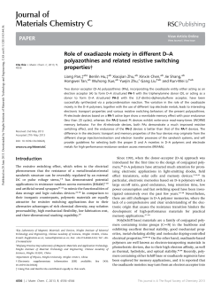 Journal of Materials Chemistry C