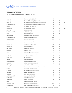 King, Jacquire New - Global Positioning Services