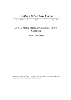 Don`t Confuse Metatags with Initial Interest Confusion