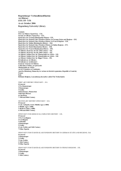 Kunstgeschichte (LH-LO) - Free University of Bozen