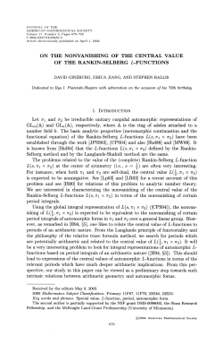 On the Nonvanishing of the Central Value of the Rankin