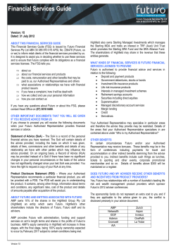 Futuro Financial Services Pty Ltd abides by the