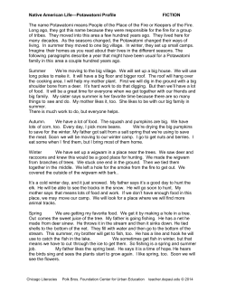 Native American Life&mdash;Potawatomi Profile