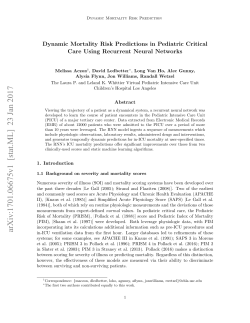 Dynamic Mortality Risk Predictions in Pediatric Critical Care Using