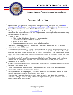 Summer Safety Tips