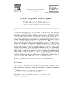 Global navigation satellite systems