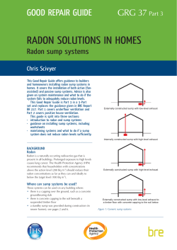 radon solutions in homes
