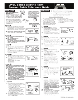 LP/SL Series Electric Paint Sprayer Quick