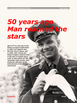 50 years ago Man reached the stars