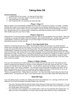 Taking Keto OS - The Schaffer Method