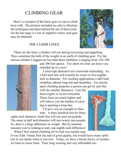CLIMBING GEAR - mendorailhistory.org