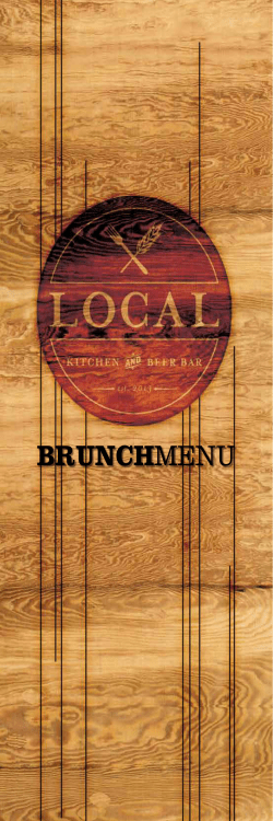 To Our Brunch Menu Here