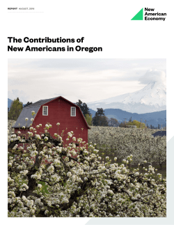 The Contributions of New Americans in Oregon