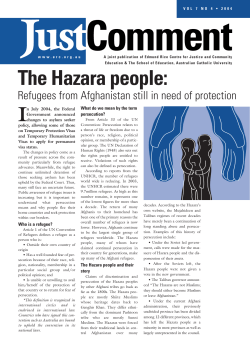 The Hazara people
