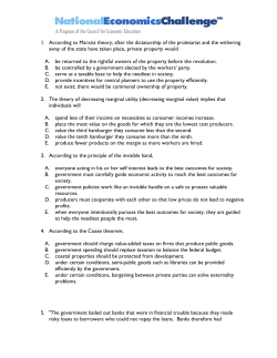 1. According to Marxist theory, after the dictatorship of the proletariat