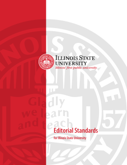 Editorial Standards - University Marketing and Communications