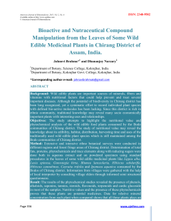 Bioactive and Nutraceutical Compound Manipulation