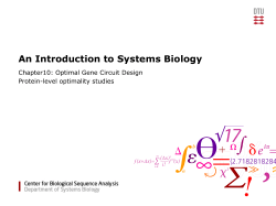 An Introduction to Systems Biology