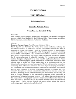 Property: Past and Present