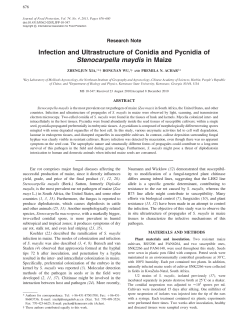 Journal of Food Protection 74(4) - Faculty Web Pages
