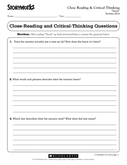 Close-Reading and Critical-Thinking Questions