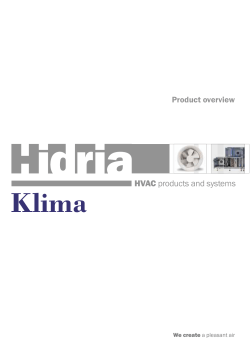 HVAC products and systems